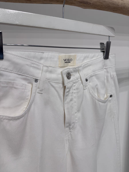 Pantalone cotone fluido