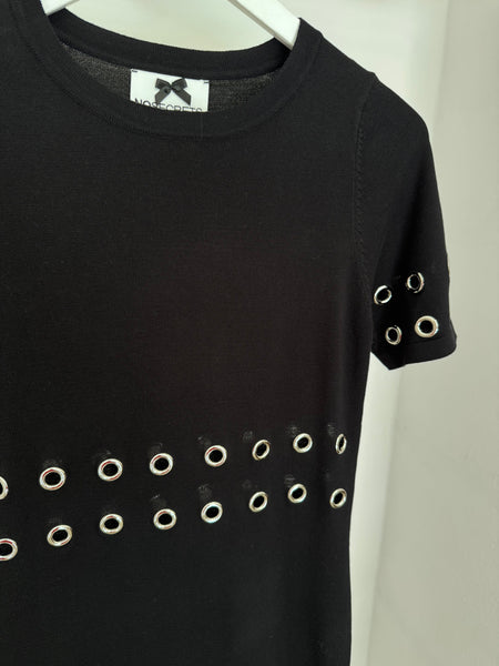 Abito in maglia con vele
