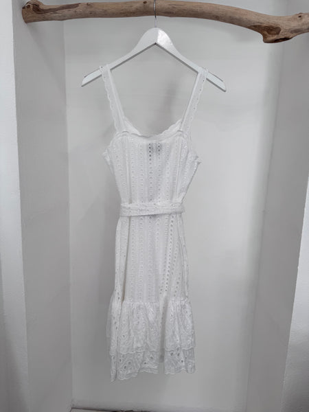 Abito corto in sangallo